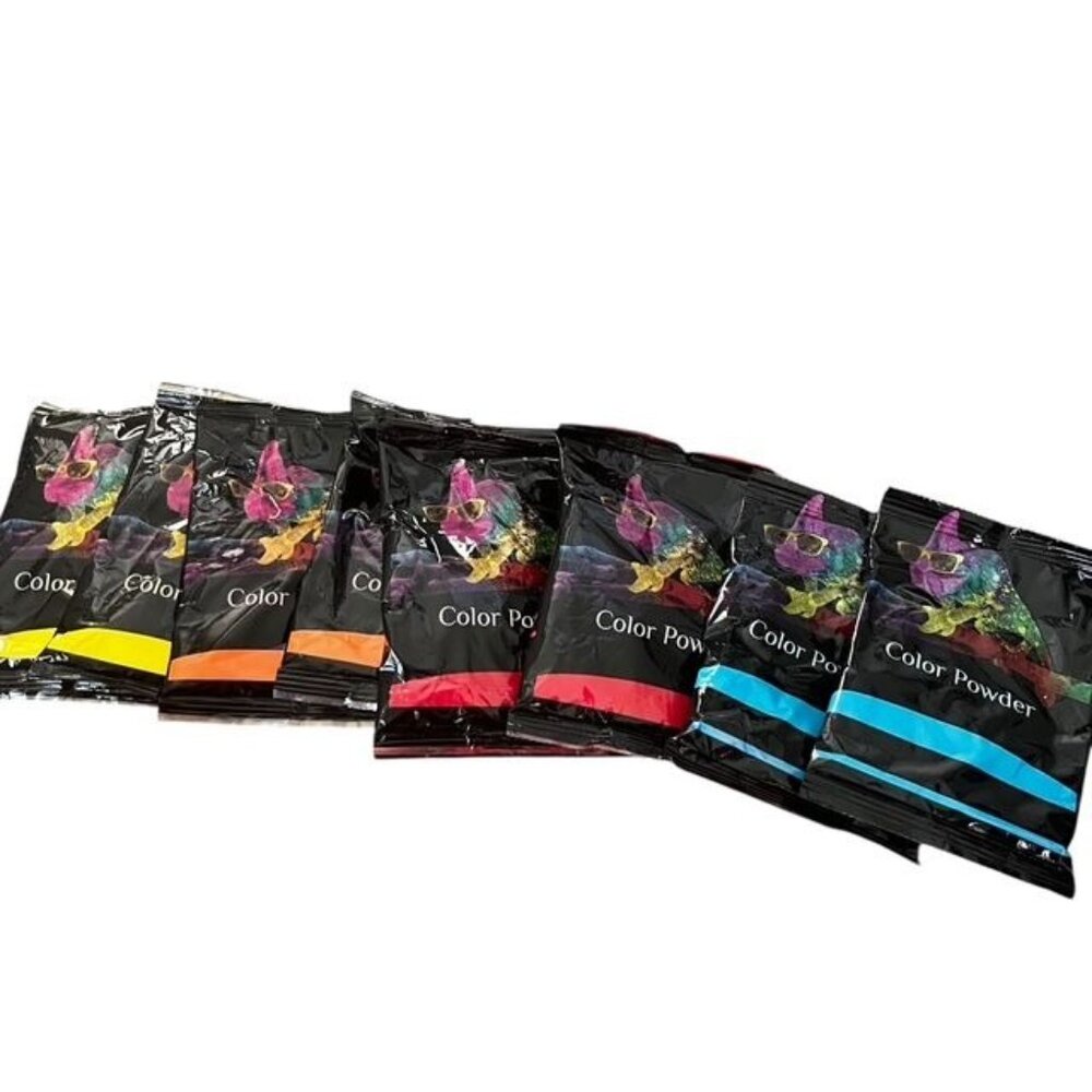 Set of 8 Color Powder Chameleon Colors Packets 70 Grams